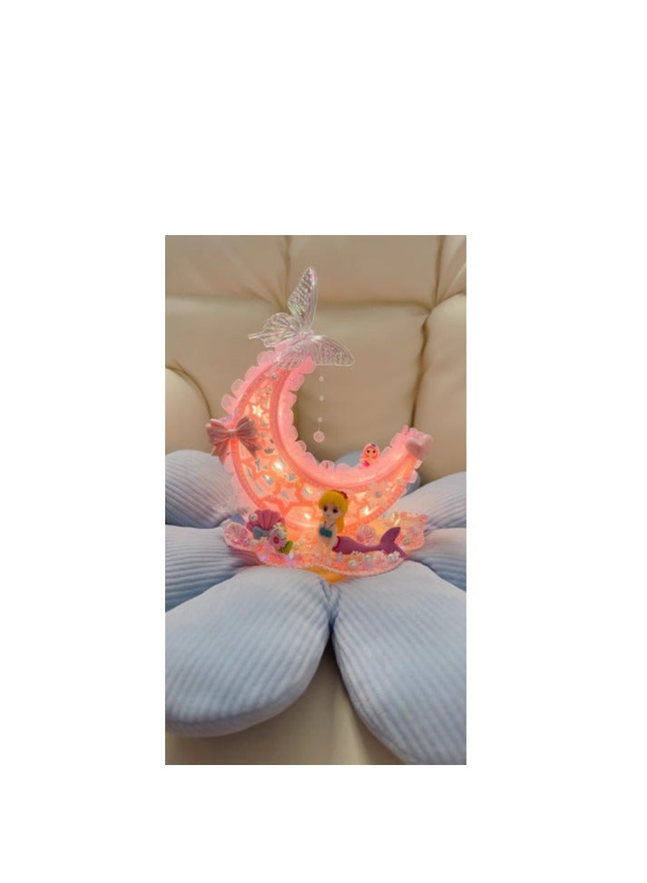 Fun and Creative Handmade Moon Desk Lamp Children's Toy Material Package Gift Set - Image 2