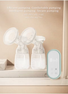 Rechargeable Electric Double Breast Pump with 4 Modes 9 Levels Quiet BPA Free 180ml * 2 Bottles and Smart LED Display  write in arbic - pzsku/Z1EEA6C8525CC1201D810Z/45/_/1740869091/fc4487d0-a5cc-496d-a92a-748ef5a4a7a9