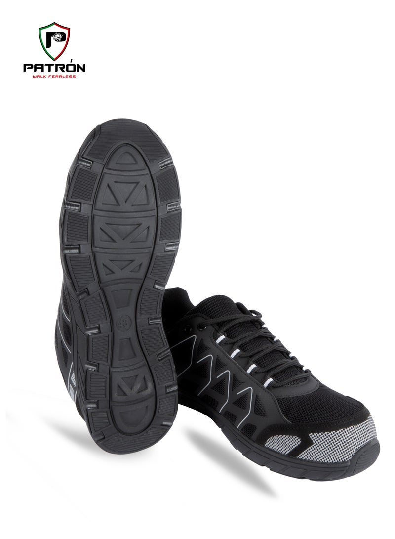 Patron RIDER | R66774 Slip, Shock, Chemical Resistant With Steel Toe Men Women Sports Safety Shoe - Image 2