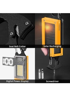 KEYOZA KEYOZA Hanging Led Flashlight Working Lamp Battery Operated Hiking Camping Lamps and Lantern Rechargeable Job Site Lighting for Car Repairing Camping Hunting Industrial  - Image 2