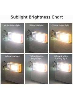 KEYOZA KEYOZA Hanging Led Flashlight Working Lamp Battery Operated Hiking Camping Lamps and Lantern Rechargeable Job Site Lighting for Car Repairing Camping Hunting Industrial  - Image 3