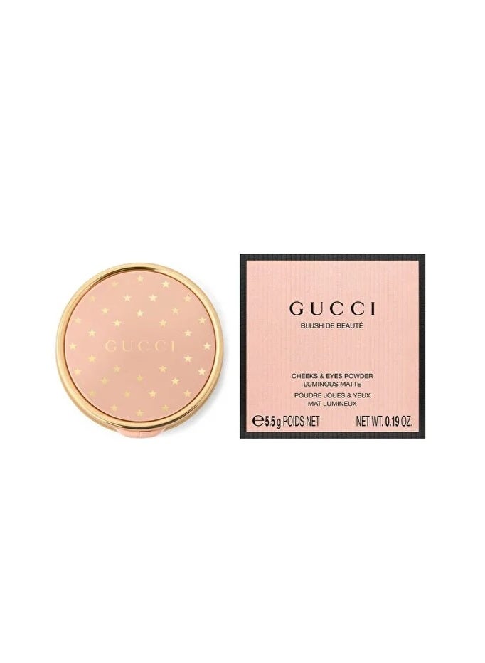 GUCCI Blush de Beauté Luminous Matte Powder Blush 03 Radiant Pink 5.5g | Cheeks & Eyes Soft Matte Long-Lasting Makeup - Image 2