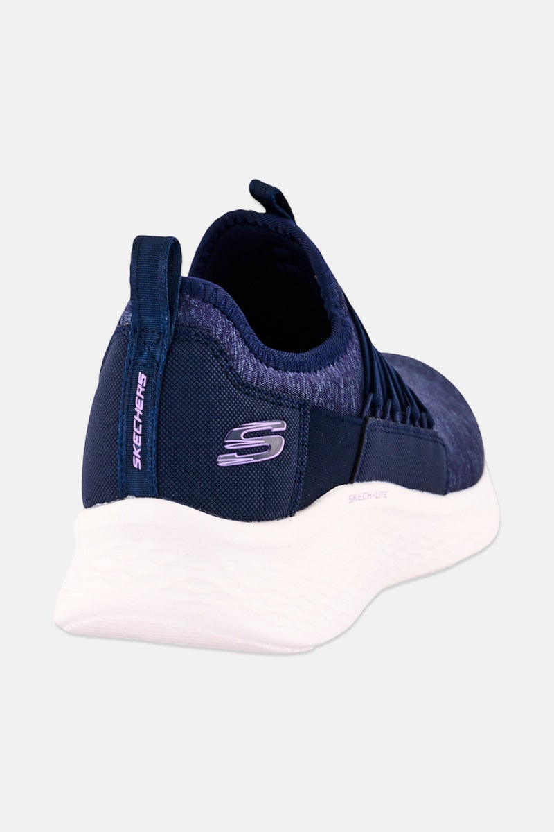 SKECHERS أحذية جري نسائية سكتش لايت برو سليب أون، Navy - Image 2