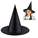 LKQBBSZ Witch Hat Black Witch Hat for Kids Halloween Witch Costume Accessories Yard Decoration and Carnivals Hats - Image 2