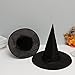 LKQBBSZ Witch Hat Black Witch Hat for Kids Halloween Witch Costume Accessories Yard Decoration and Carnivals Hats - Image 4