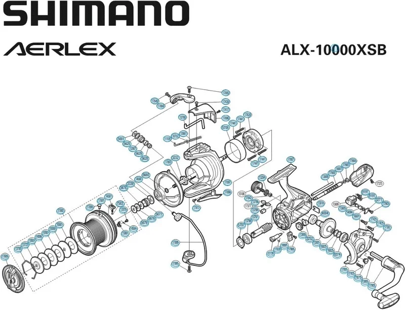 SHIMANO Aerlex 10000 Xsb Surf Fishing Machine