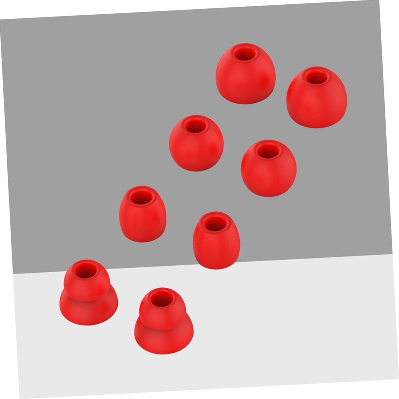 8 قطع أغطية أذن سيليكون بديلة لعزل الضوضاء لسماعات الرأس اللاسلكية - Image 5