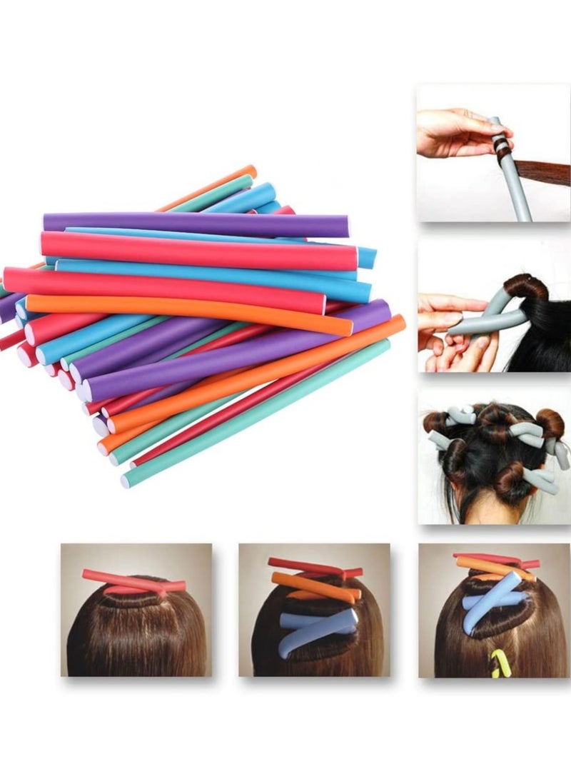 BLOOMING TIME 36-Piece Foam Twist Hair Curling Rollers - Image 3