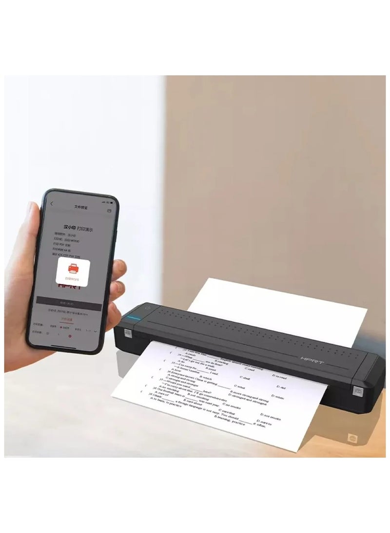 اتش بي ار تي HPRT MT800 A4 Thermal Transfer Printer | Wireless Portable Bluetooth Printer - Image 4