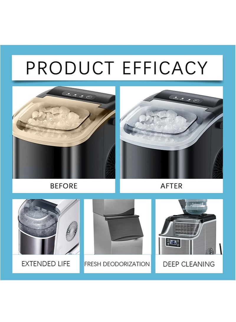 Jakehoe Ice Maker Cleaner Descaler，12 Ice Maker Cleaning Tablets，Helps Remove Hard Water And Mineral Deposits For Better Tasting Ice，Nickel Safe Descaler For All Ice Makers - Image 2