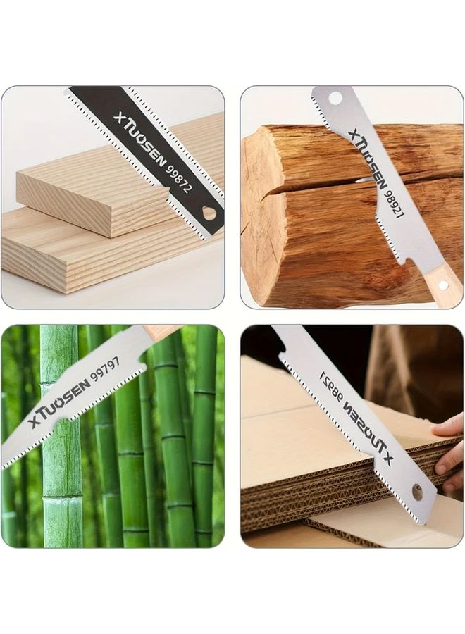 Mix Colors 1pc Manual Pull Saw Double Sided Fine Tenon Hand Saw For Precise Cutting - Image 5