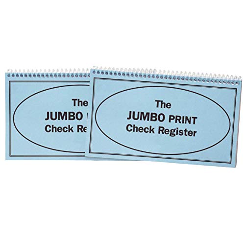 Miles Kimball Giant Print Check Register Set of 2