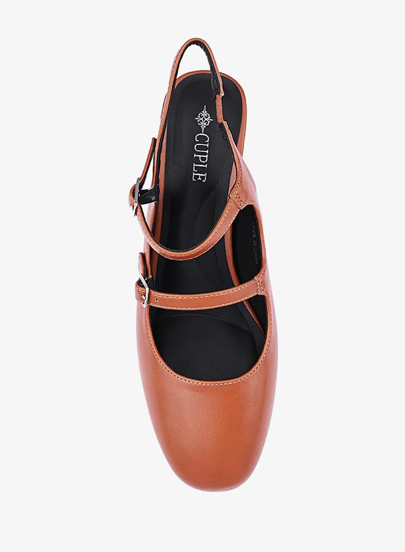 Cuple Camel Cuple Elegant Heeled Sandals for Women for Women | Best Price UAE