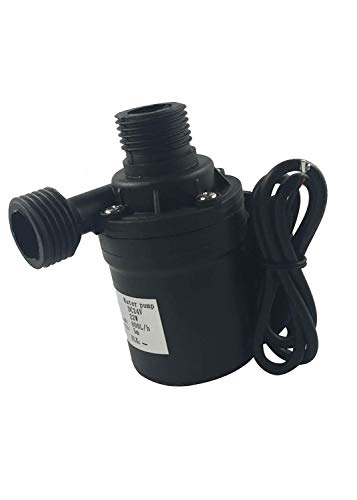 GENEDEY DC 24V 1/2" Brushless Magnetic Drive Centrifugal Submersible Water Oil Pump Ultra Quiet 800L/H 5M/16ft for Fish Tank Fountain Pool Pond Aquarium Solar Water Circulation System - Image 5