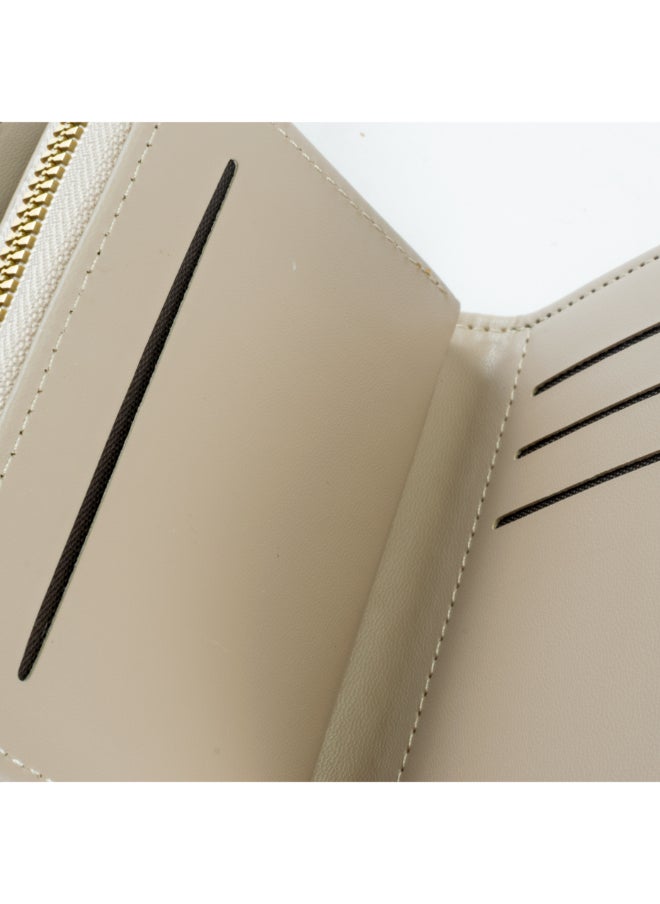 Generic Snake Head Leather Flip Wallet & Card Holder with Multiple  Pockets and Zipped Pocket Pink  - Image 4