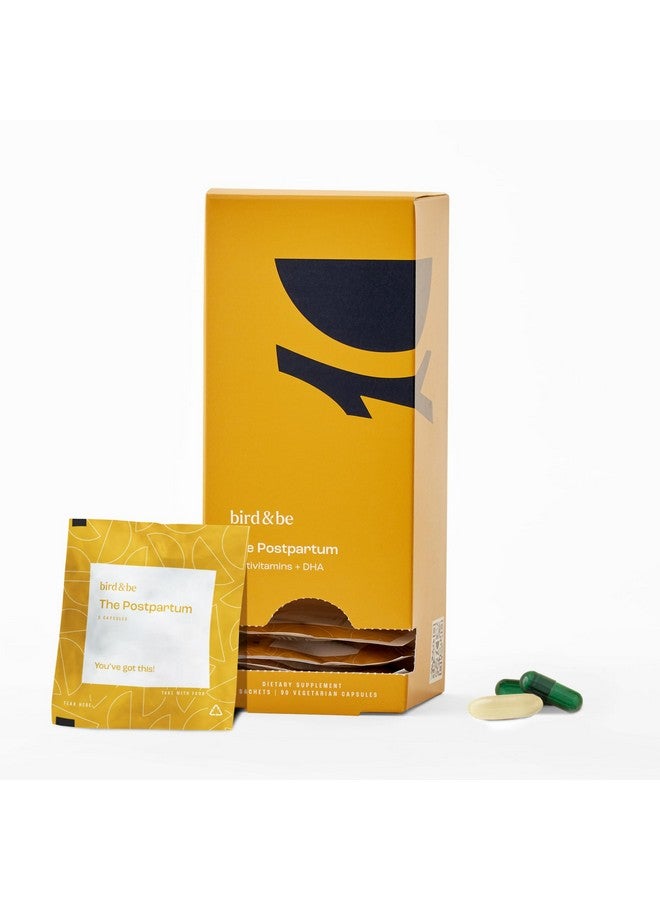 The Postpartum - Vitamins to Fuel Your Fourth Trimester - Formulated by Doctors with Nutrients to Support Hormones& Recovery - DHA (Omega-3), Iron, Choline, B12-30-Day Supply (HSA/FSA Eligible) - Image 1