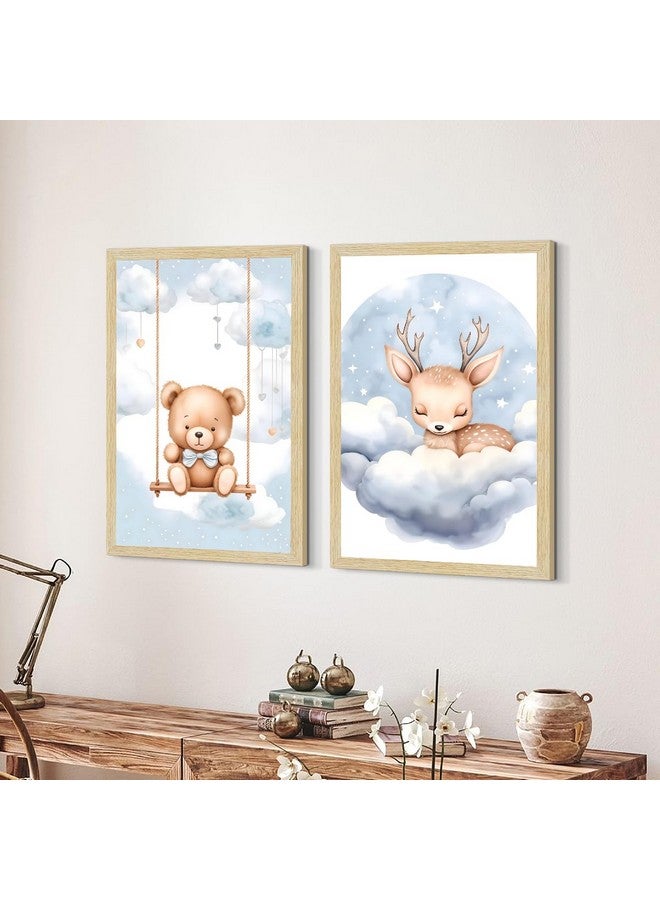 ArtX Wall Paintings For Kids Room, Wall Frame, Decoration Items, 12x18 inch (A3+) Size, Multicolor, Synthetic Wood, Set Of 2 - Image 5