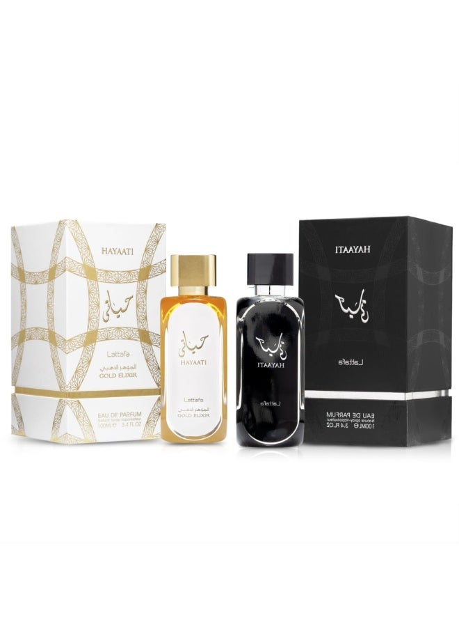 Lattafa هيايتي وهيايتي جولد إليكسير EDP 100 مل - Image 1