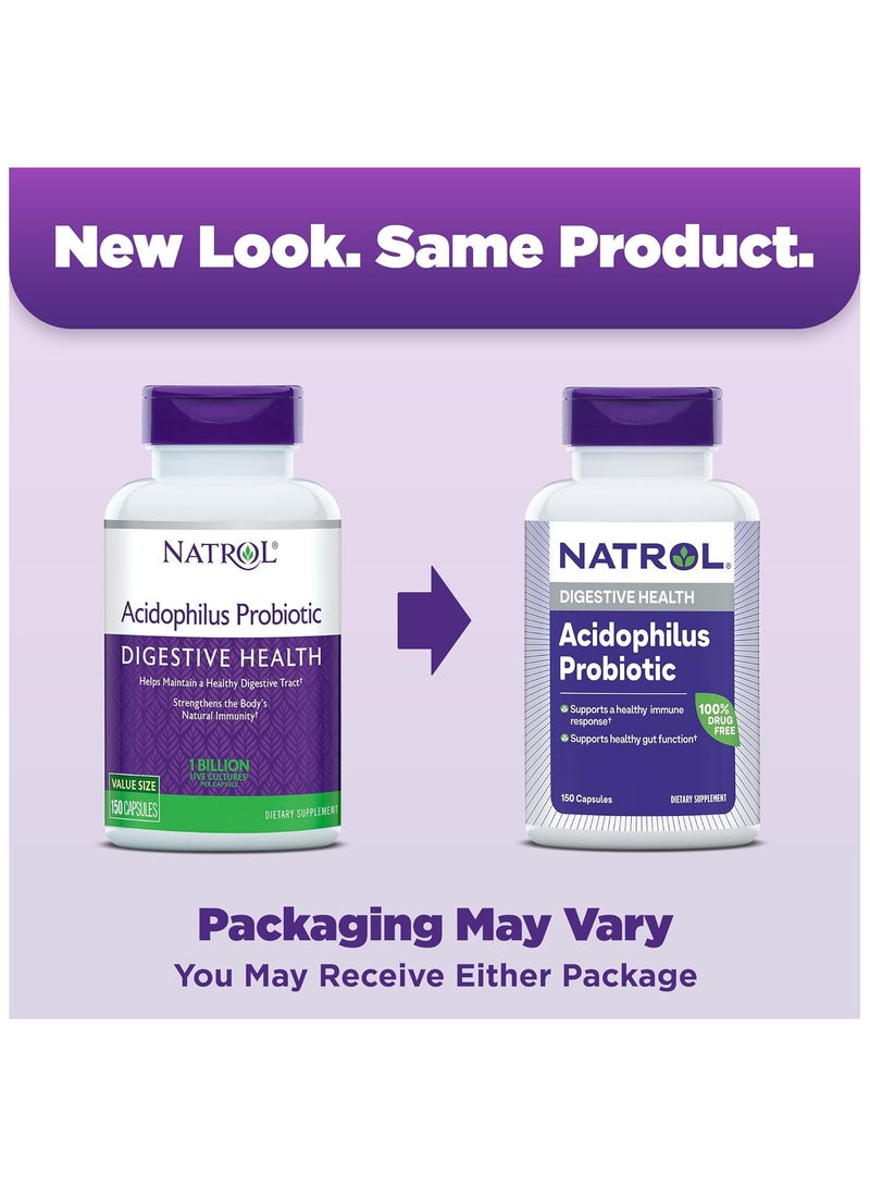 Generic NATROL - Acidophilus Probiotic - 150 Capsule 1 Billion  - Image 2