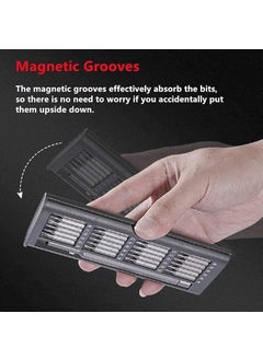 VENUSATURN VENUSATURN Screwdriver Set 24 in 1 Precision Magnetic Alloy Steel Repair Tool Kit Set Precision Mechanics Tool Set Precision Screwdriver Bit Set for Watches  - Image 4