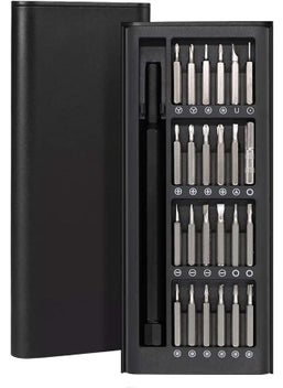 VENUSATURN VENUSATURN Screwdriver Set 24 in 1 Precision Magnetic Alloy Steel Repair Tool Kit Set Precision Mechanics Tool Set Precision Screwdriver Bit Set for Watches  - Image 1