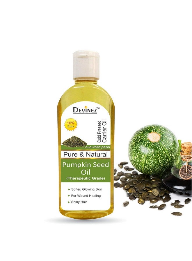 ديفينيز زيت بذور اليقطين البارد 110 مل × 2 (عبوة من 2) - زيت طبيعي نقي 100%، غير مخفف، للعناية بالرموش والحواجب والشعر والبشرة، درجة علاجية (زيت الكادو) - Image 3