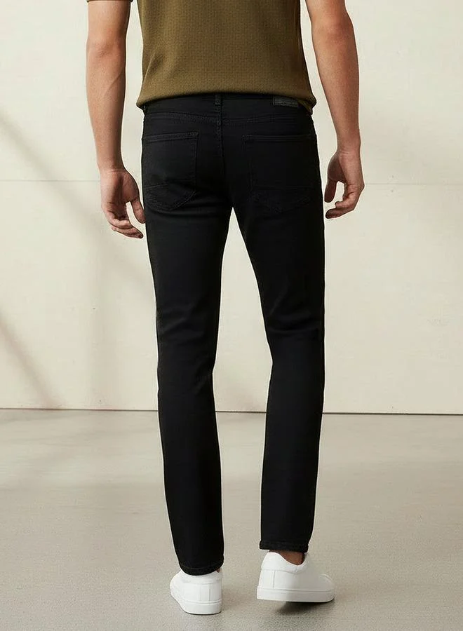 Splash FAV  Men Slim Fit Flexi Waist Pocket Jeans for Men | Best Price UAE