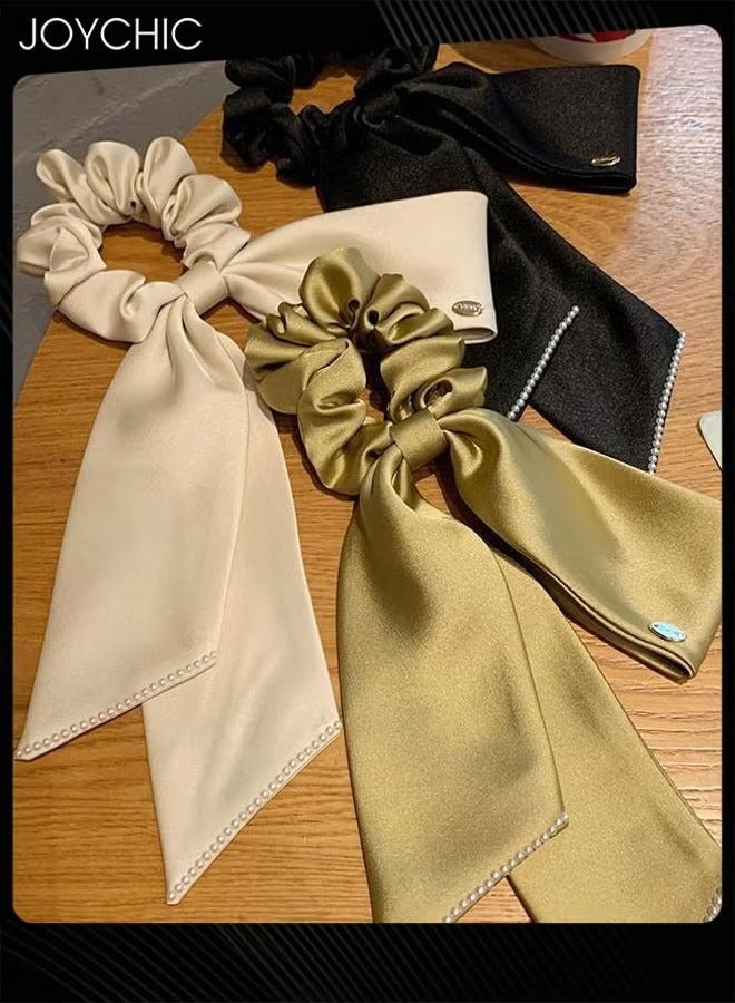 Joychic مجموعة رباطات شعر نسائية متعددة الاستخدامات من 3 قطع بتصميم قوس أنيق لملحقات الشعر للزينة اليومية - Image 2