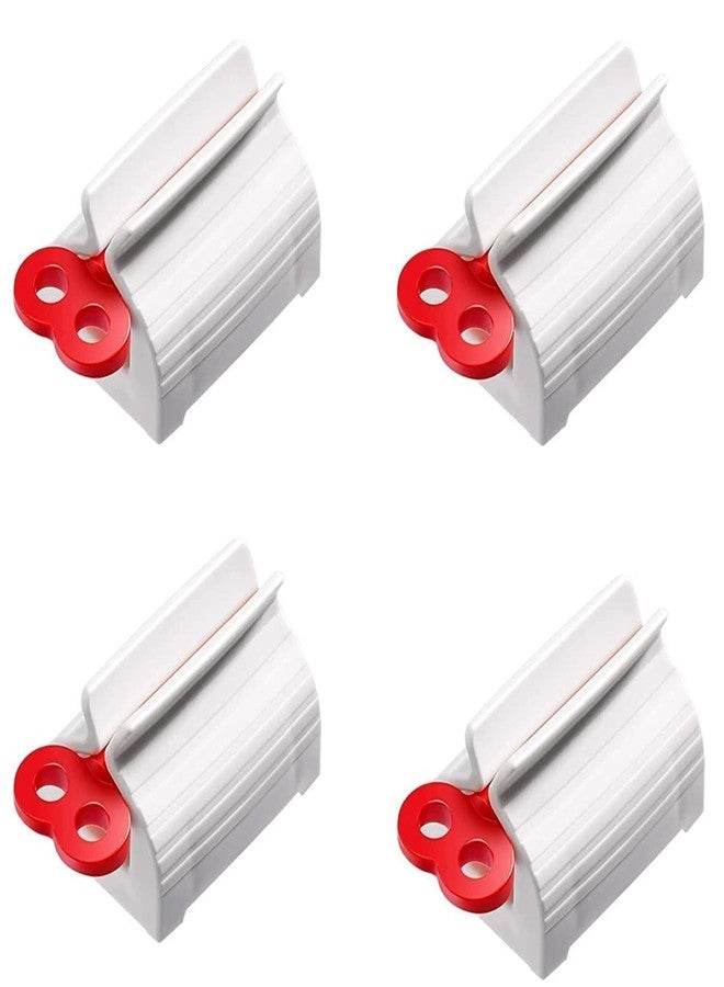 Upkaranwale Plastic Toothpaste Squeezer, 4 Pcs Toothpaste Tube Squeezers, Multi-Purpose Toothpaste Dispenser, Rolling Toothpaste Holder Stand - Image 1