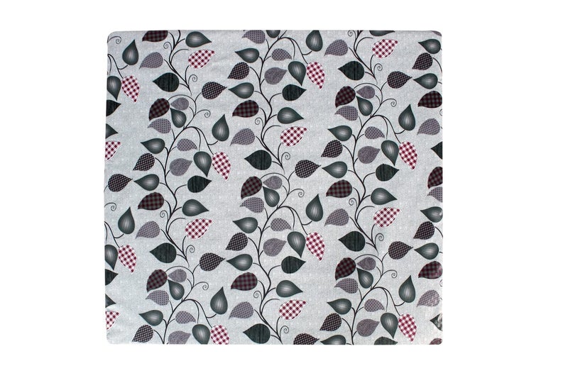 CASANEST Thick PVC Printed Square Table Cover Center Tea Coffee Study Table Cover 4 Seater Size40x40 inch Attractive Multicolour Waterproof Petals Pattern Grey066 printed013 - Image 3
