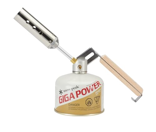 Snow Peak GigaPower Compact Folding Torch, Fire Starter, Campfire, BBQ Lighter, Lightweight - Image 1