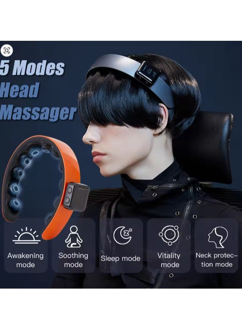XII Head massage device Bluetooth Smart Headband for Headache Relief and Hair Loss Prevention - Image 5
