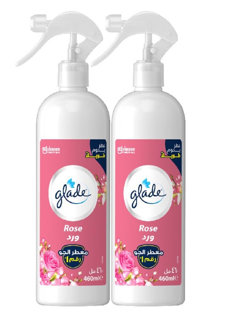 Glade Rose Air Freshner Trigger 2 x 460ml