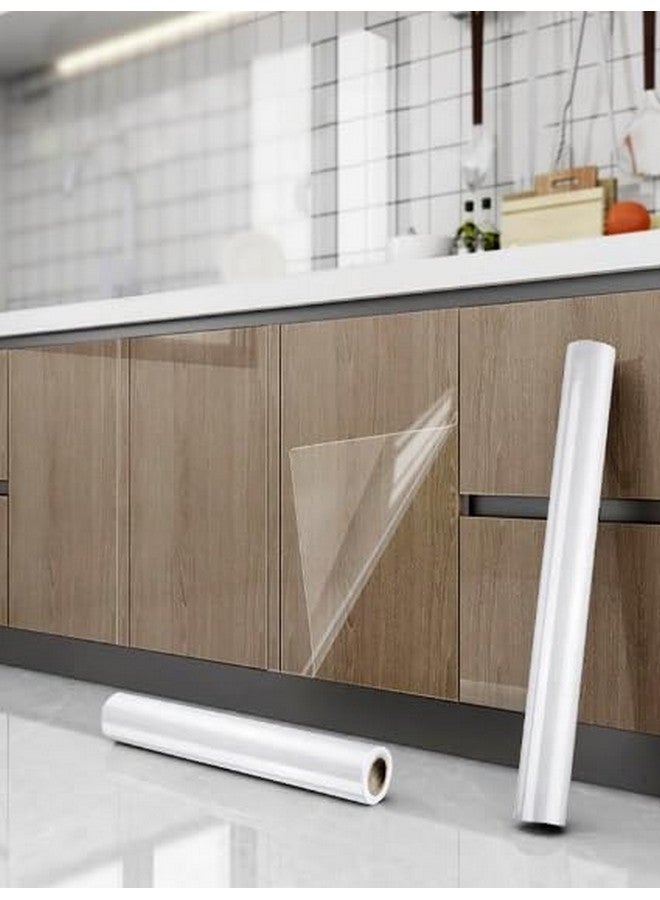 صن بيرد ملصق مطبخ شفاف من SUNBIRD، ملصق خزانة مقاوم للماء للمنزل وورق حائط مقاوم للزيت (11 بوصة × 8 قدم، طبقة واقية) - Image 1