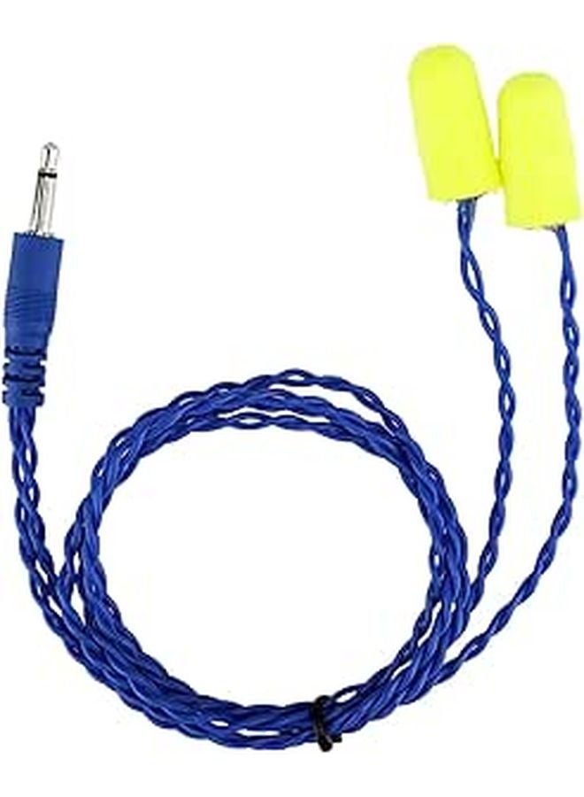 Noise Reduction Foam Earplug Headphones with Mono Racing Speaker for Radio Communications - Image 1