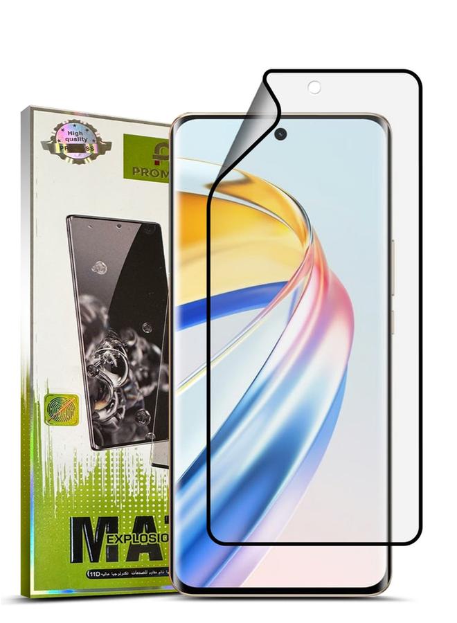 بروماس واقي شاشة 11D Nano Matte مقاوم للانفجار لهاتف Honor X9b - ملمس ناعم ومضاد لبصمات الأصابع وخالٍ من الفقاعات - تركيب - Image 1