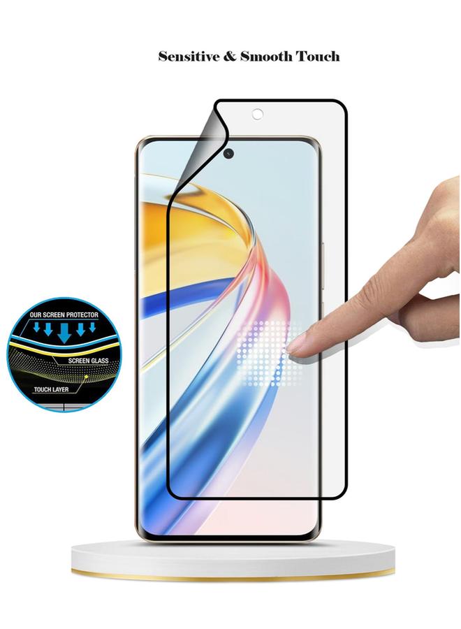 بروماس واقي شاشة 11D Nano Matte مقاوم للانفجار لهاتف Honor X9b - ملمس ناعم ومضاد لبصمات الأصابع وخالٍ من الفقاعات - تركيب - Image 2