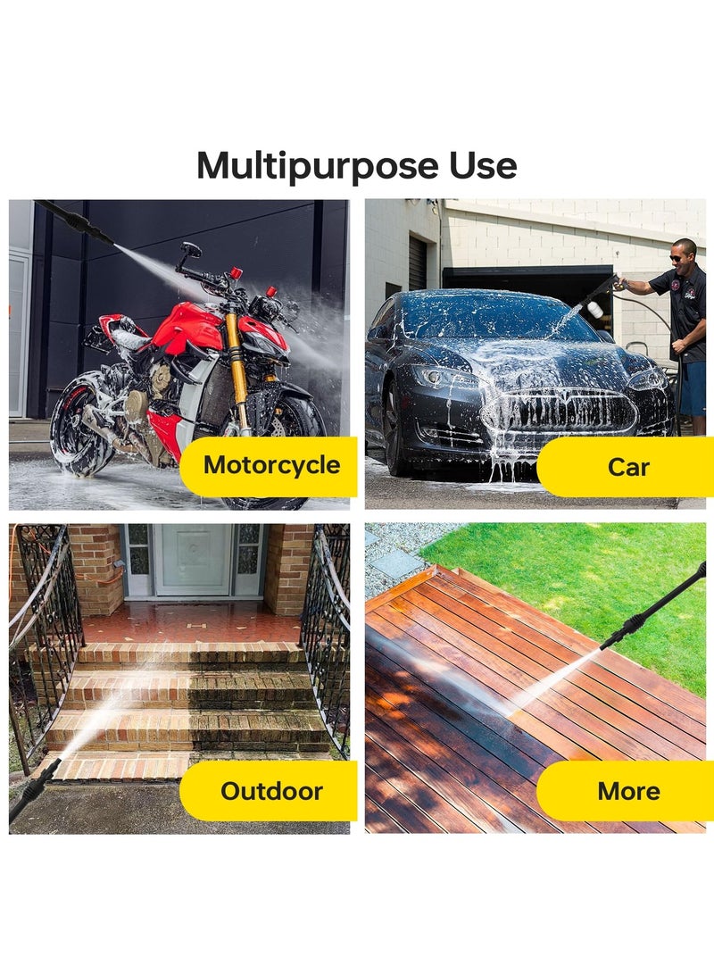 Arabest 2800W Electric High Pressure Washer 2000 PSI - 1.2GPM Power Cleaner with Foam Cannon & 5 Nozzles for Cars, Patios, Fences, Driveways - Professional Home Cleaning Machine - Image 2