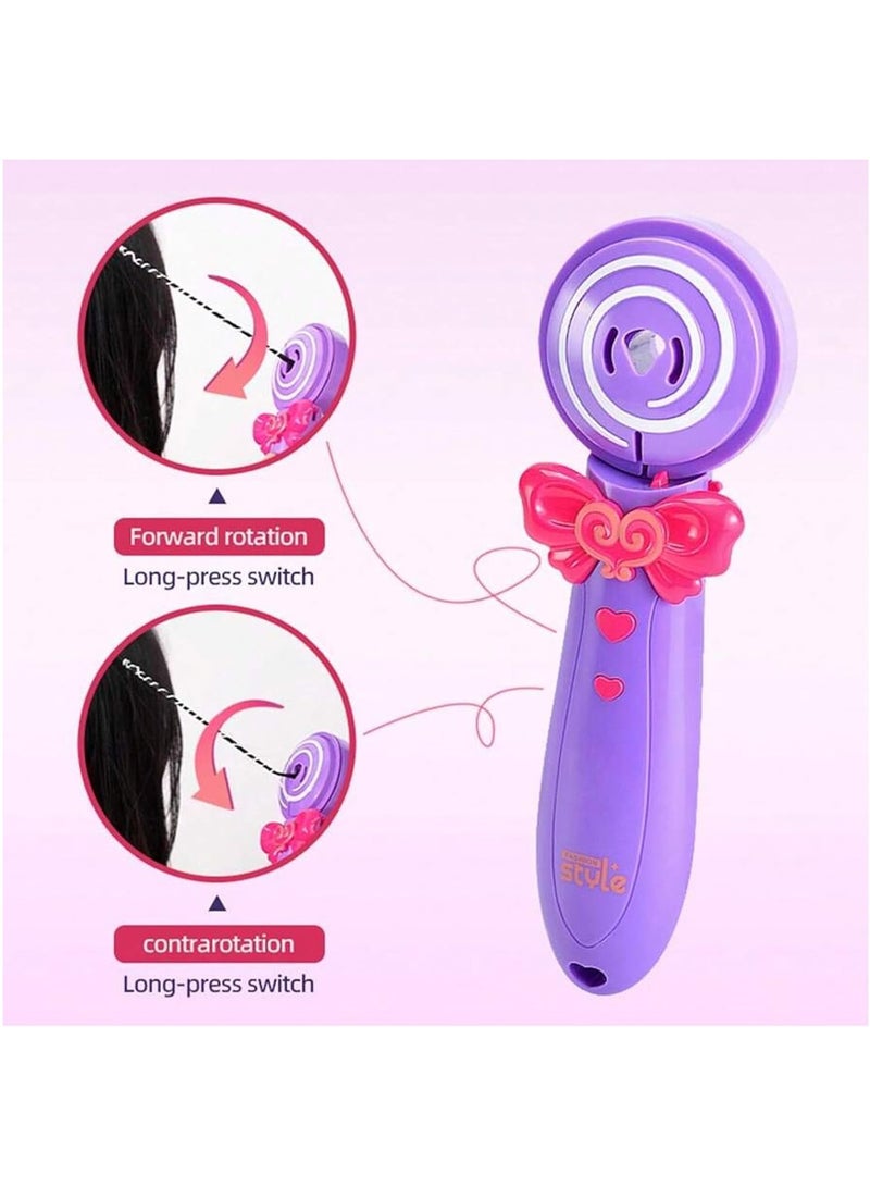 3in1 Fashion Hair Braid, Bead & Twist Styling Kit for Girls, Tween Hair Designer for Ages 4 and Up – Includes Beads, Hair Ties, Comb, Threader & More for your Little Angel - Multicolour