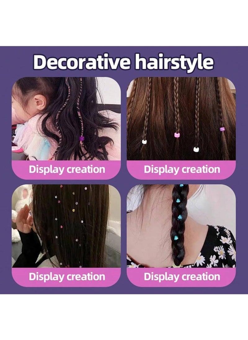 Taizz Ventures 3in1 Fashion Hair Braid, Bead & Twist Styling Kit for Girls, Tween Hair Designer for Ages 4 and Up – Includes Beads, Hair Ties, Comb, Threader & More for your Little Angel - Multicolour  - Image 4