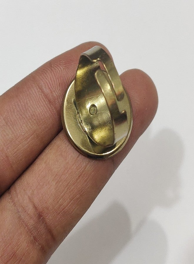 Excellentcrafts قواعد خواتم برونزية عتيقة مستديرة بقطر 20 مم من Excellentcrafts، قابلة للتعديل، 10 قطع - Image 2