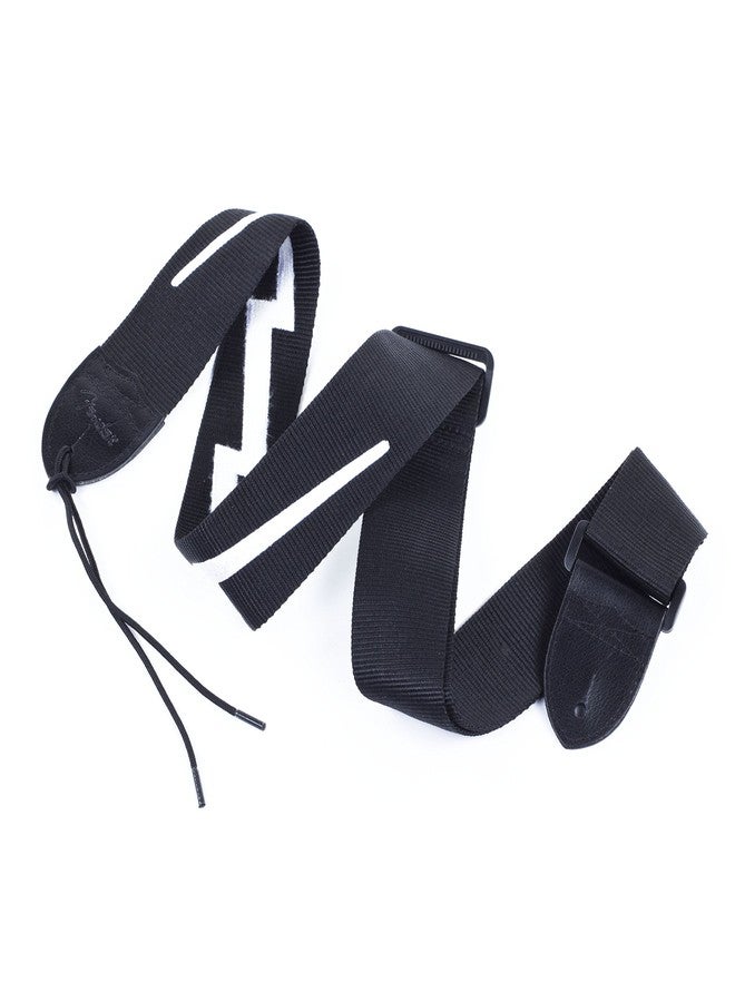 Fender Nylon Guitar Strap, Guitar Accessories, 2in, Lightning Bolt - Image 3