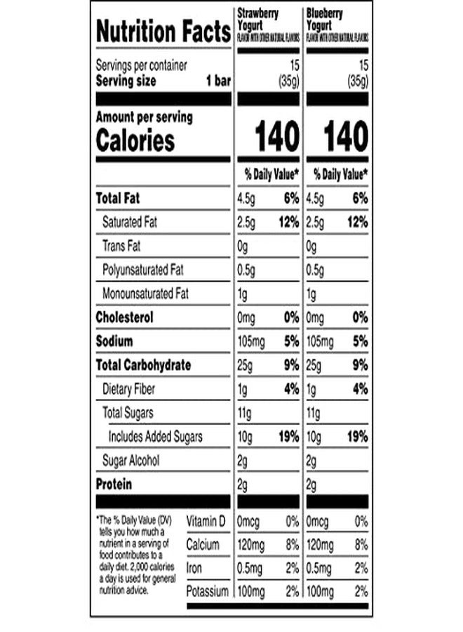 Quaker Chewy Yogurt Granola Bars Variety Pack, 30 ct. - Image 3