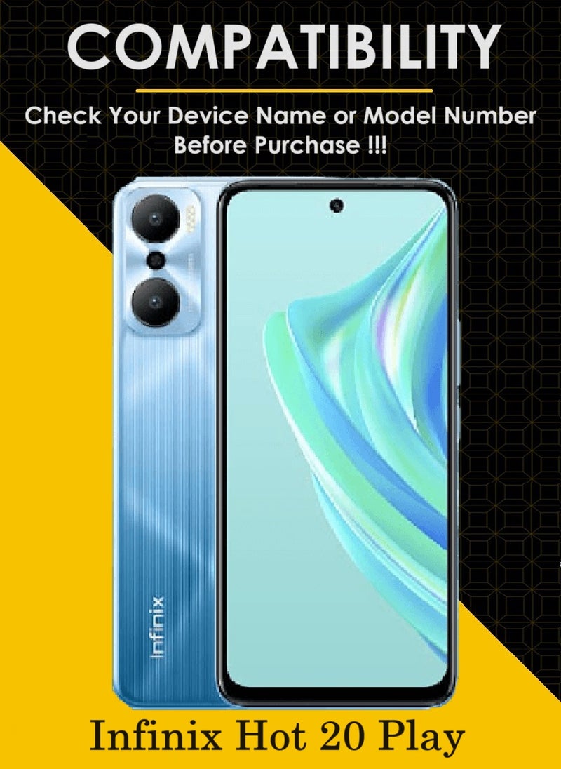 AINA 2 Pieces Tempered Glass Screen Protector 5D Designed For Infinix Hot 20 Play Full Glue Edge to Edge Full Screen Coverage And Bubble Free - Image 3