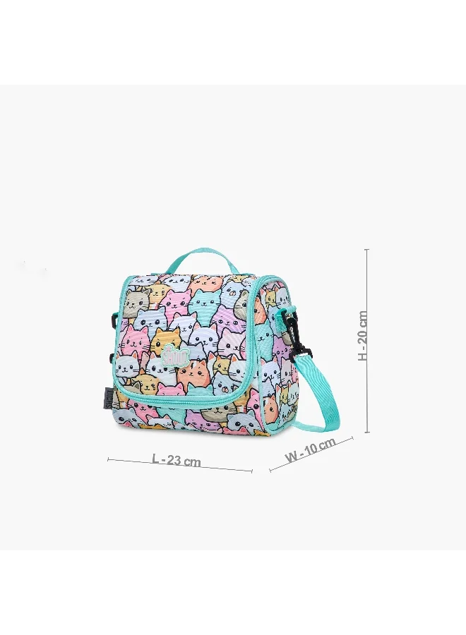 شاوت Lunch/Cooler Bag-1Cmprt-Animal-1L-Girls (Polyester) Multicolour \ 23X10X20