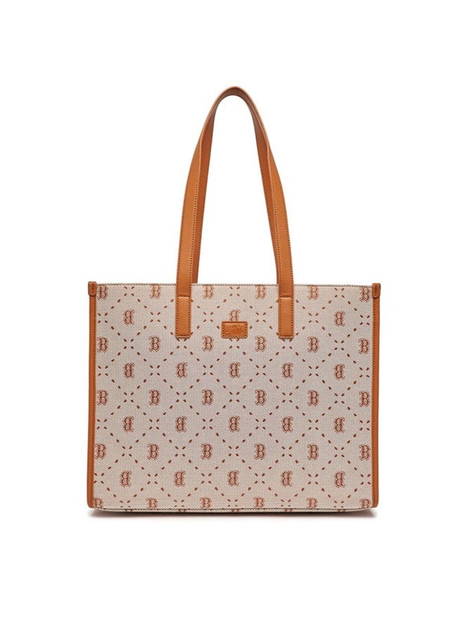 MLB Women's Large-Capacity Bag All-Match Canvas Bag Commuter Shoulder Bag Student Tote Bag - Image 4