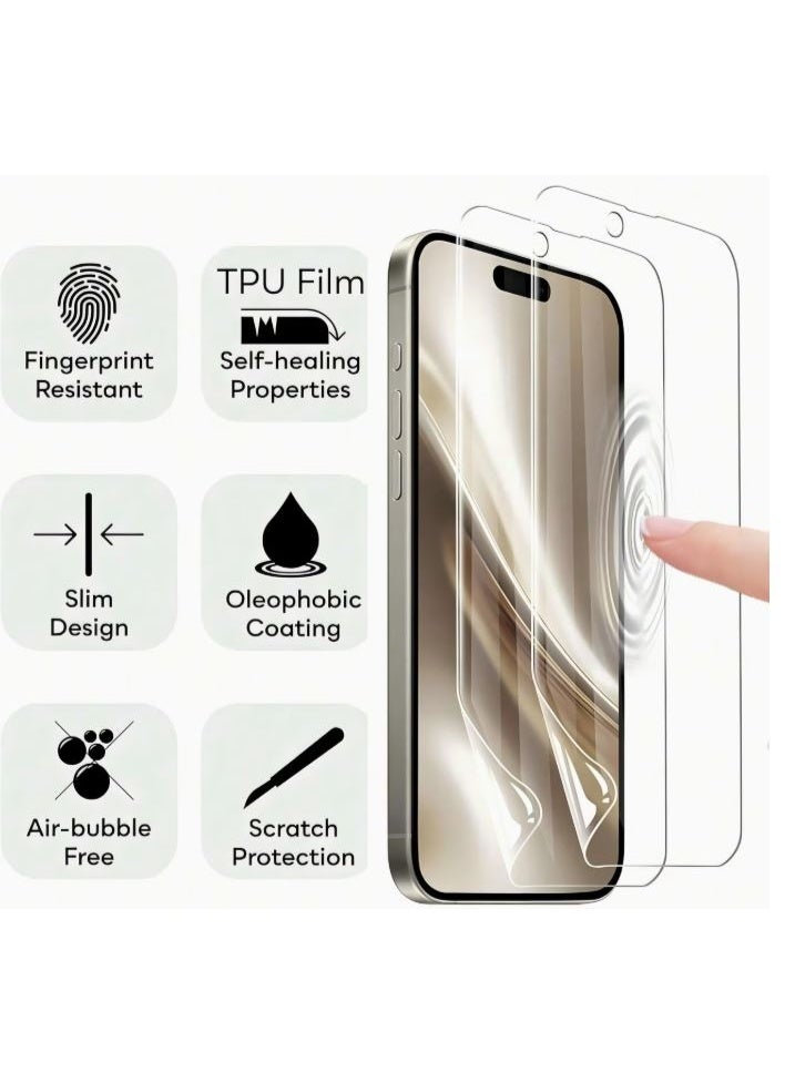 RYN self adhesive vinyl mobile phone screen protector high glossy  Film compatible with iPhone 17 Scratch-Resistant - Image 3