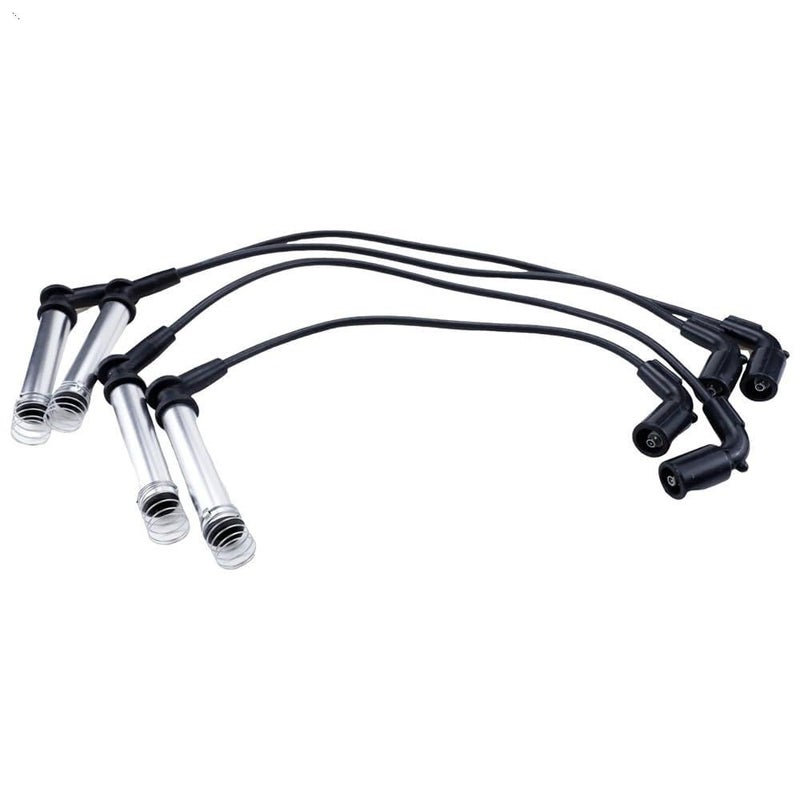 4PCS Ignition Spark Plug Wire Set Compatible With Sail Saloon 1 6L 2005 2014 SRV 1 6L 2004 2007 Buick Sabre - Image 1