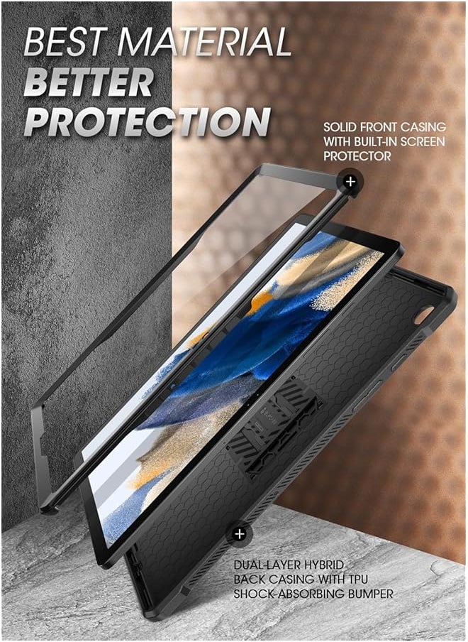 Unicorn Beetle Pro Case For Samsung Galaxy Tab A9 Plus 11 Inch 2023 With Built-In Screen Protector And Kickstand Full-Body Rugged Protective Case Black