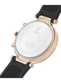 GUESS ساعة سولستيس كرونوغراف مقاومة للماء للنساء GW0113L2 - 37 مم - أسود  - Image 5